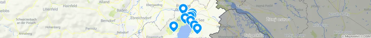 Map view for Pharmacies emergency services nearby Neusiedl am See (Neusiedl am See, Burgenland)